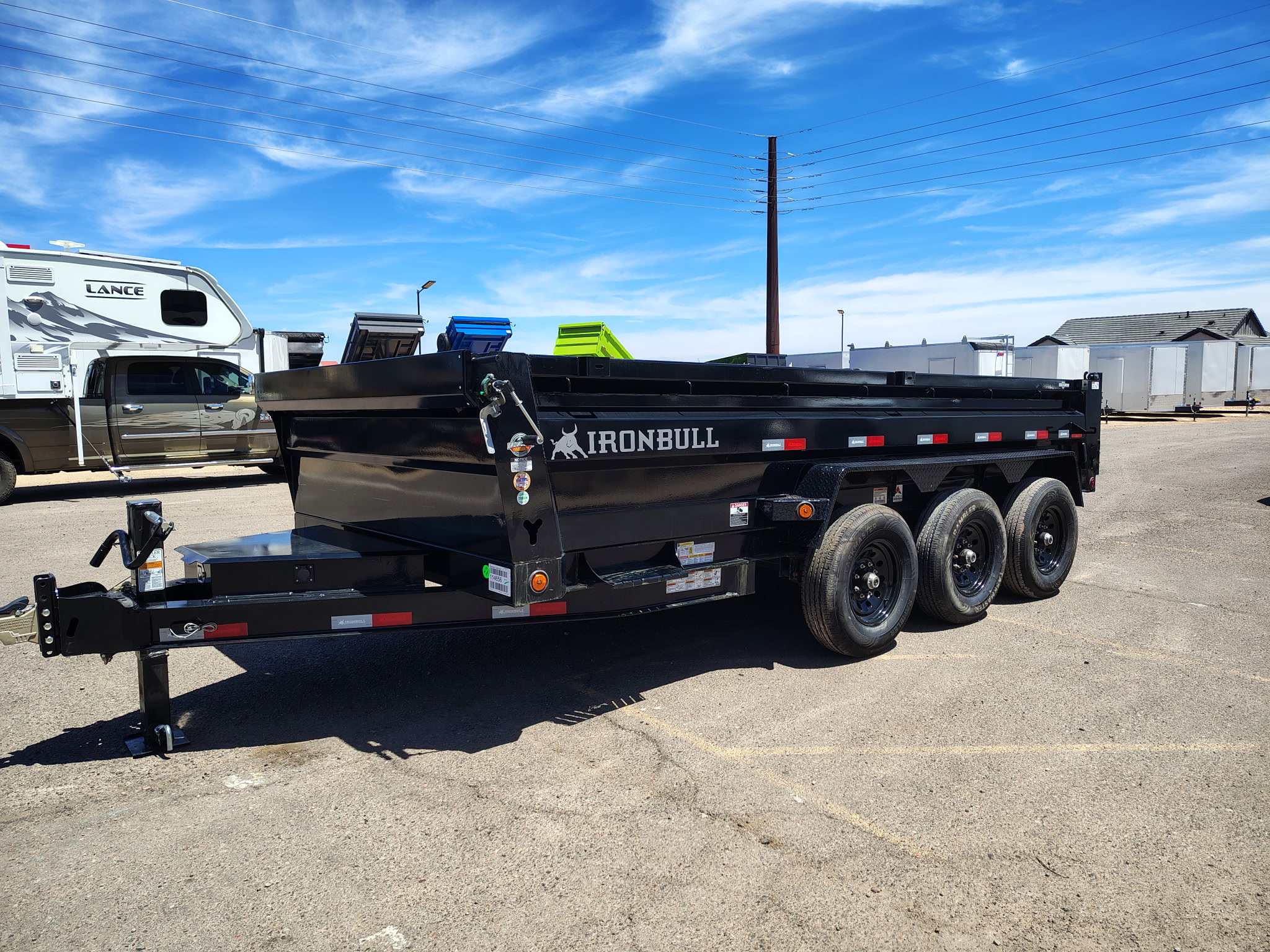 16x83 IronBull Triple Axle Dump, 21K GVWR, 24" Sides - Image 4