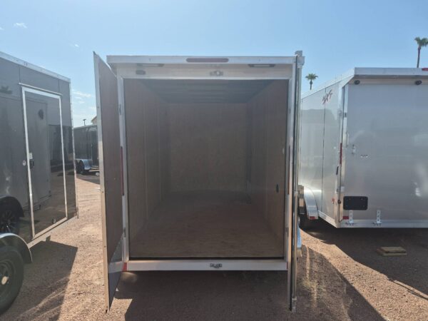 12x6 Indigo DLX, 7K GVWR, Rear Double Doors