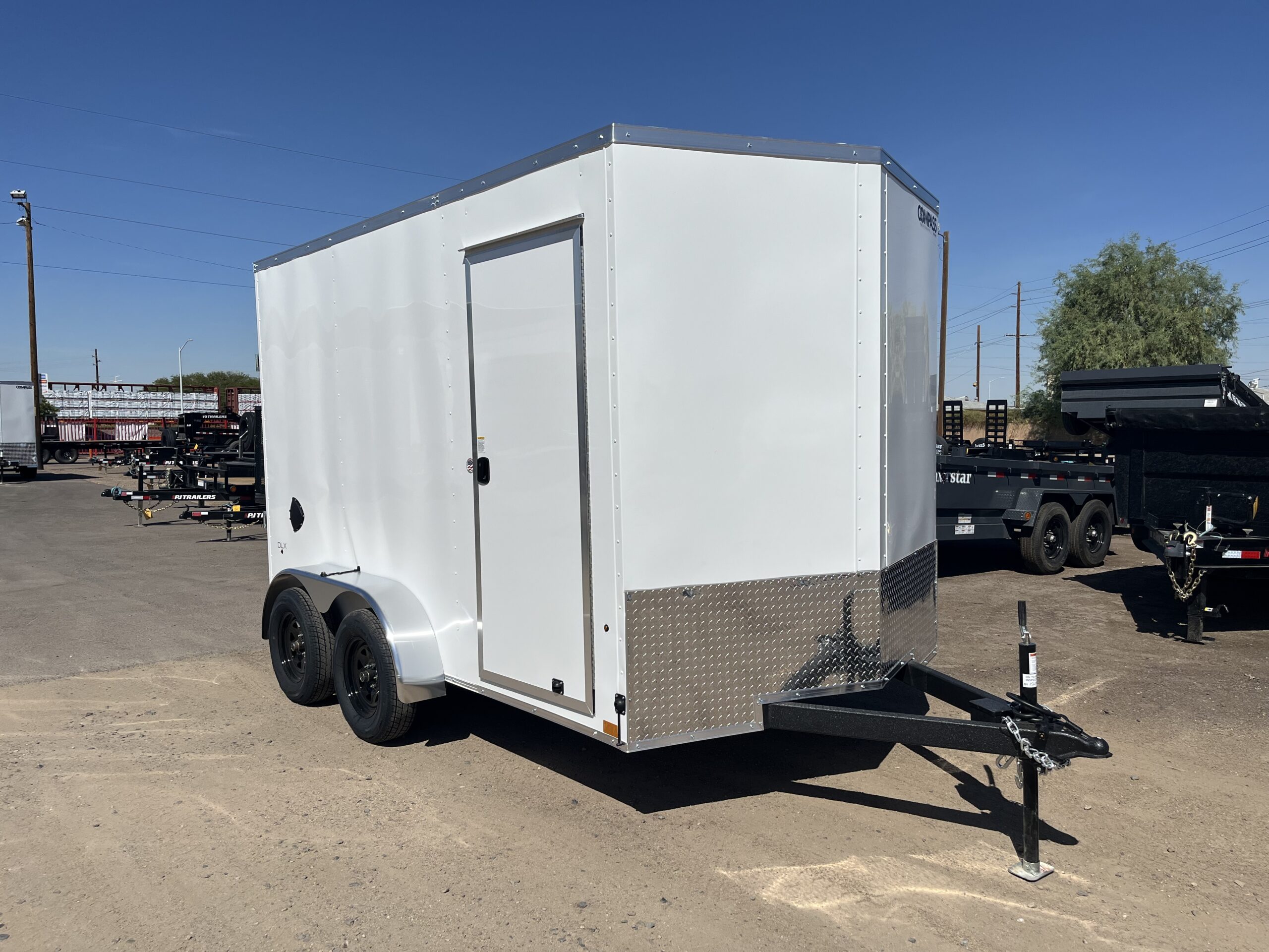 12x7 Indigo DLX, 7K GVWR, Ramp Door