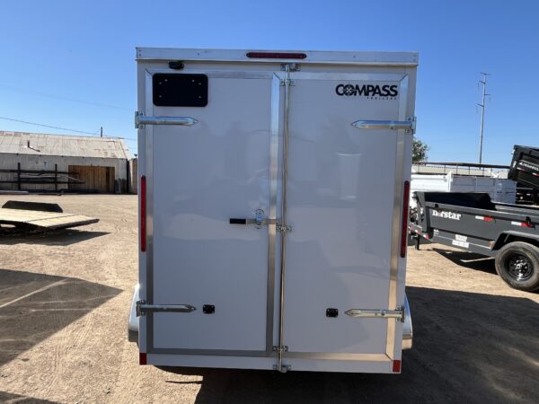 12x6 Indigo DLX, 7K GVWR, Rear Double Doors