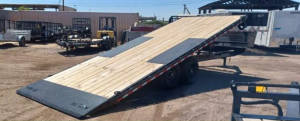 24x102 IronBull Deckover Tilt, Tandem Axle, 14K GVWR