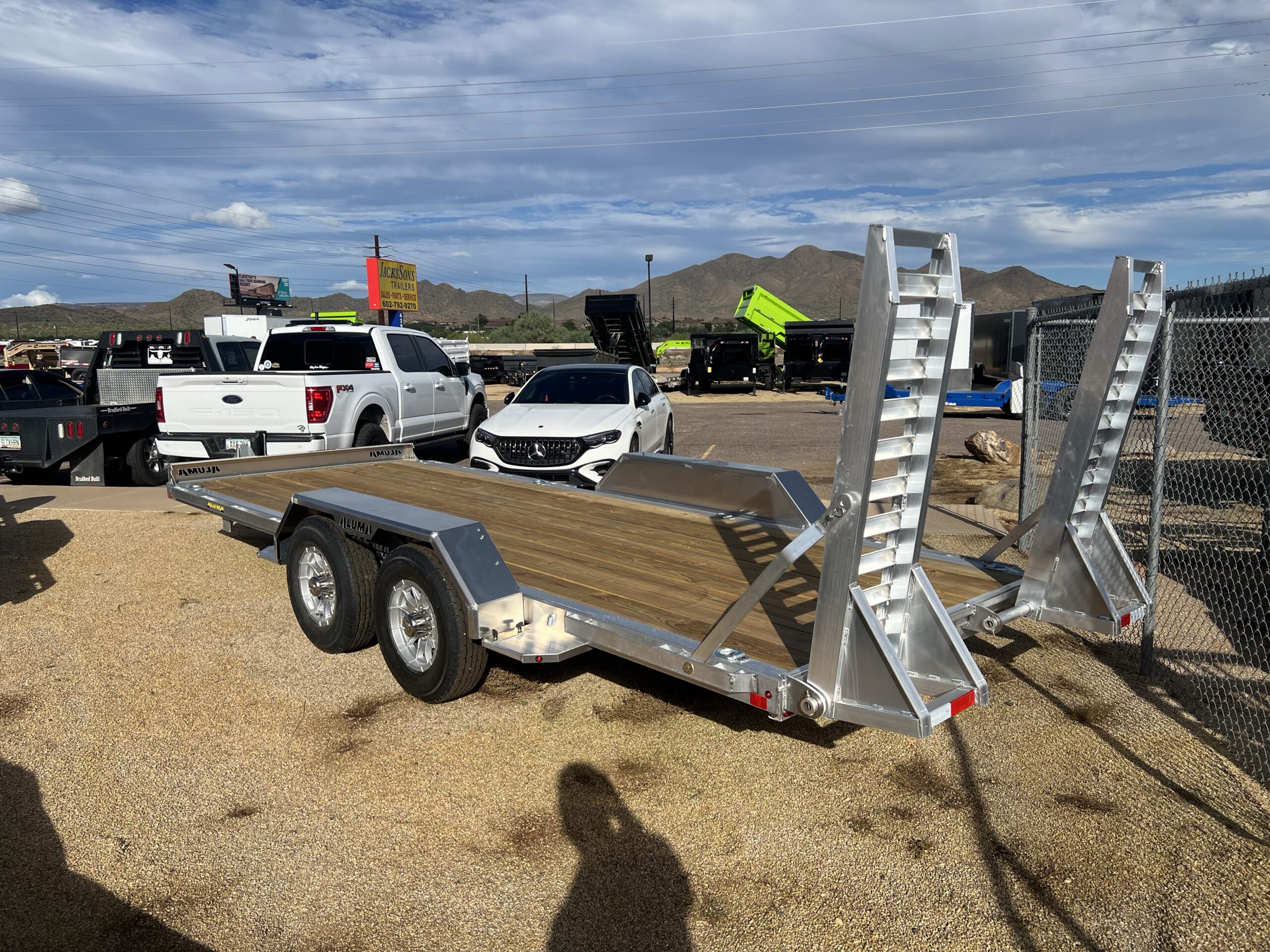 18x81 All Aluminum, 10K GVWR, Heavy Tandem Axle (8118W-10K-TA-EL-R-RTD) - Image 2