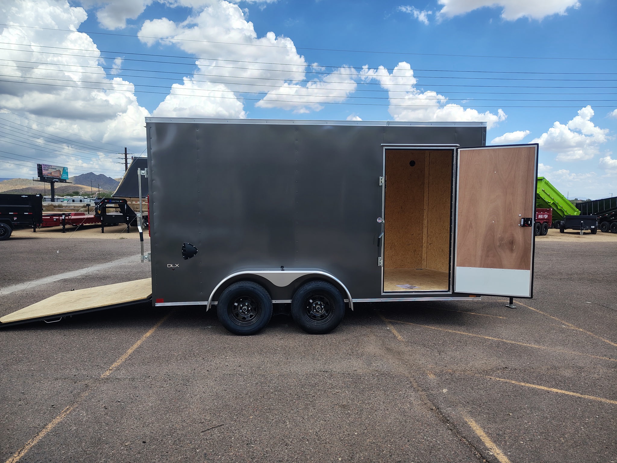 14x7 Indigo DLX, 7K GVWR, Ramp Door - Image 2
