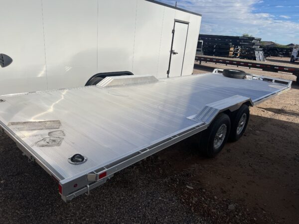 24x102 All Aluminum Wide Body, Tandem Axle, 10K GVWR, Drive-Over-Fenders (WB24H-TA-EL-DOF-R-RR-RTD)