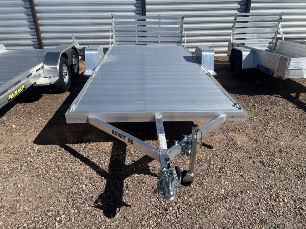 14x81 All Aluminum, 3K GVWR, Single Axle, W/ Bi-Fold Tailgate (8114S-BT-SS)