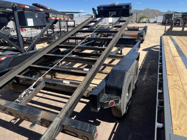 16' Bumper Pull, Roll Off Chassis,14k GVWR