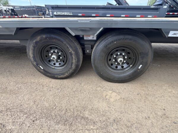 40x102 Gooseneck Flatbed Trailer, 15,680 GVWR, Mega Ramps, 14 Ply Tires