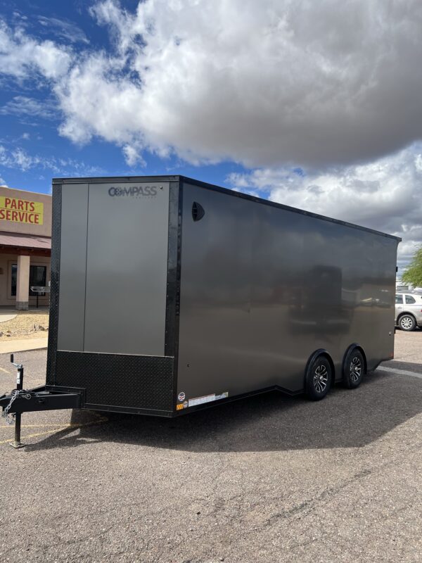 20x8.5 Jasper SE Car Hauler, 10K GVWR, White Vinyl Walls/Ceiling, Rubber Flooring, Ramp Door