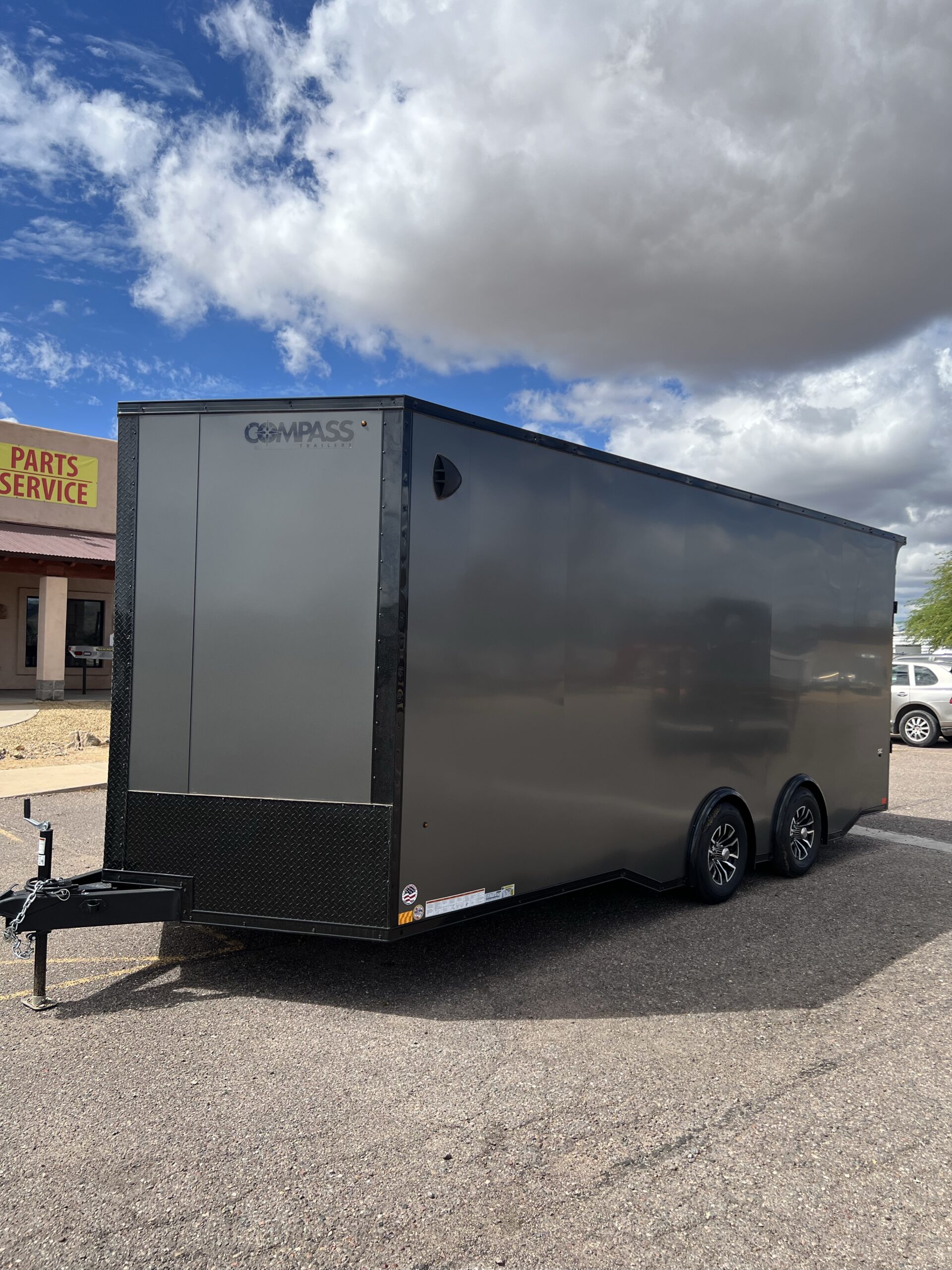 20x8.5 Jasper SE Car Hauler, 10K GVWR, White Vinyl Walls/Ceiling, Rubber Flooring, Ramp Door - Image 7