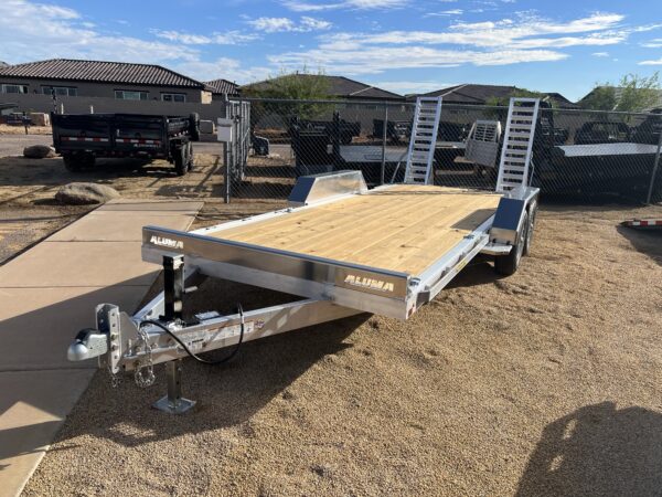 18x81 All Aluminum, 10K GVWR, Heavy Tandem Axle (8118W-10K-TA-EL-R-RTD)