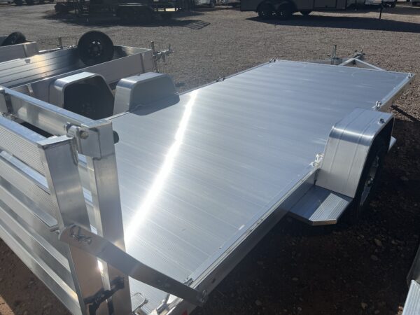 14x81 All Aluminum, 3K GVWR, Single Axle, W/ Bi-Fold Tailgate (8114S-BT-SS)
