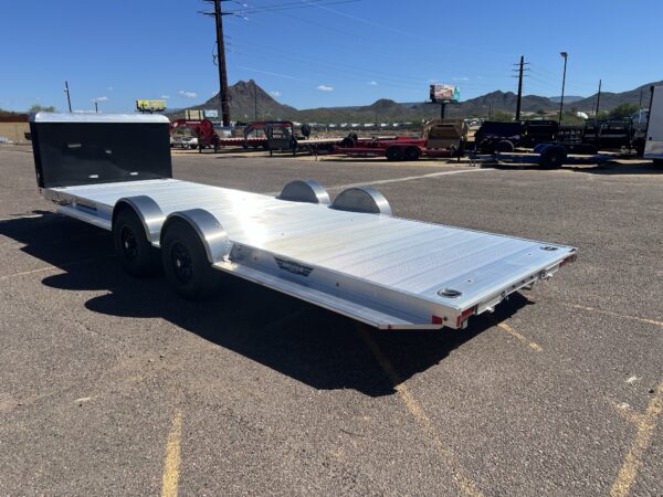 20x82 All Aluminum, 10K GVWR, Tandem Axle, XL Low Profile Tilt w/ Cargo Box (8220H-XL-TILT-TA-EL-RTD)