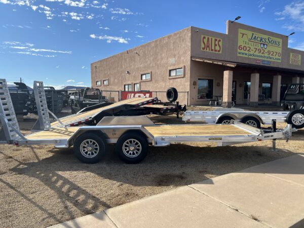 18x81 All Aluminum, 10K GVWR, Heavy Tandem Axle (8118W-10K-TA-EL-R-RTD)