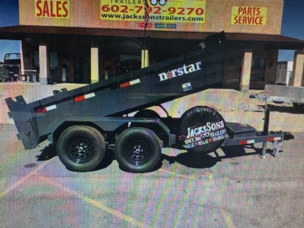10x60 Norstar Tandem Axle Dump, 7K GVWR, 20" Sides