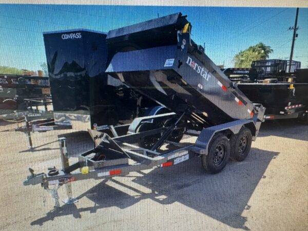 10x60 Norstar Tandem Axle Dump, 7K GVWR, 20" Sides