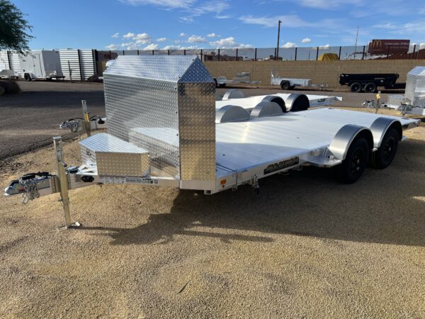 16x82 All Aluminum, 7K GVWR, Tandem Axle, Low Profile Tilt (8216LP-TILT-TA-EL-R-RTD)