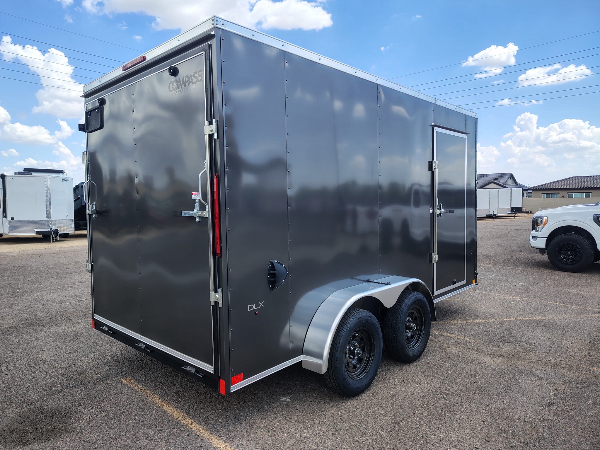 14x7 Indigo DLX, 7K GVWR, Ramp Door - Image 4