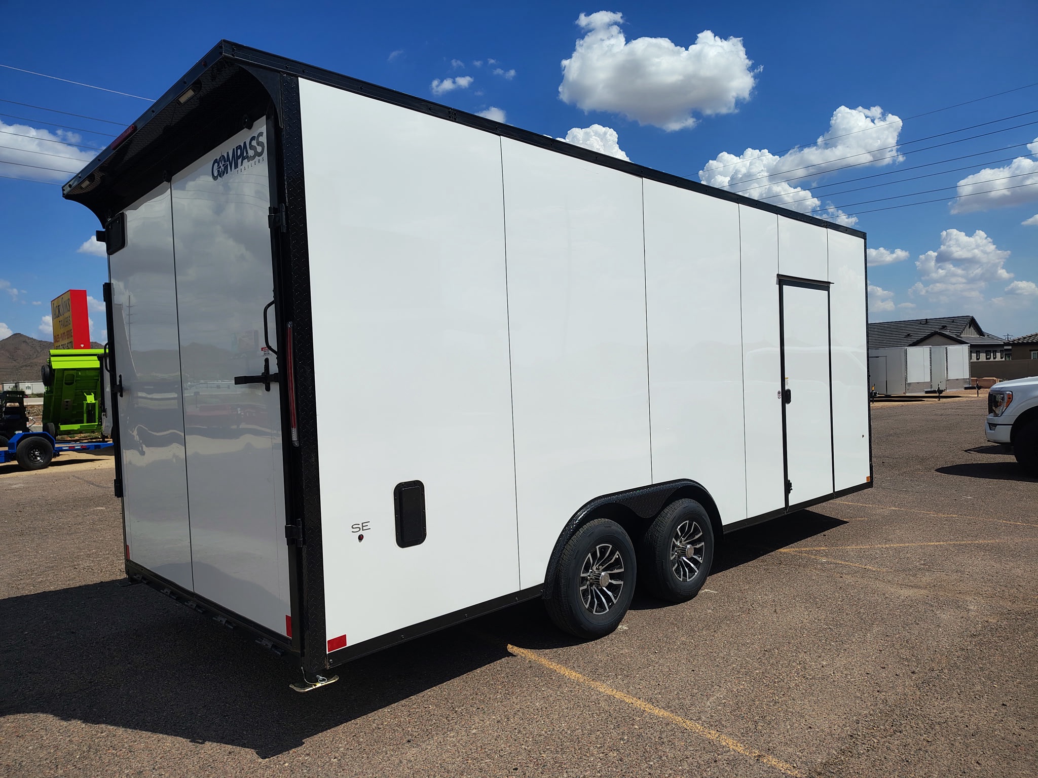 20x8.5 Jasper SE Car Hauler, 10K GVWR, Painted Floor, Ramp Door - Image 4