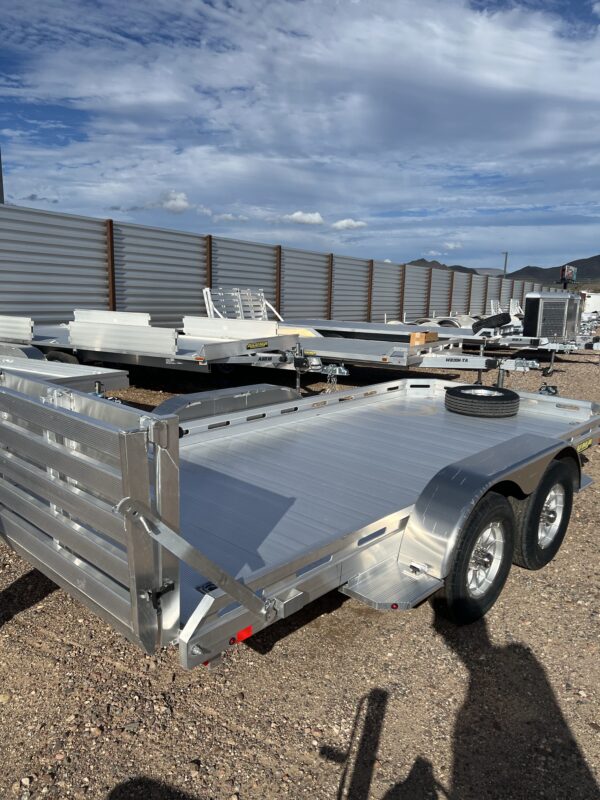 14x78 All Aluminum, 7K GVWR, Tandem Axle, w/ Bi-Fold Tailgate (7814TA-EL-BT-RTD)