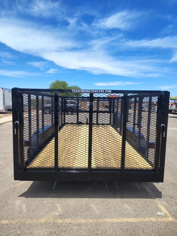 16x83 Tandem Axle, Landscape, 7K GVWR, 4' Expanded Metal Sides