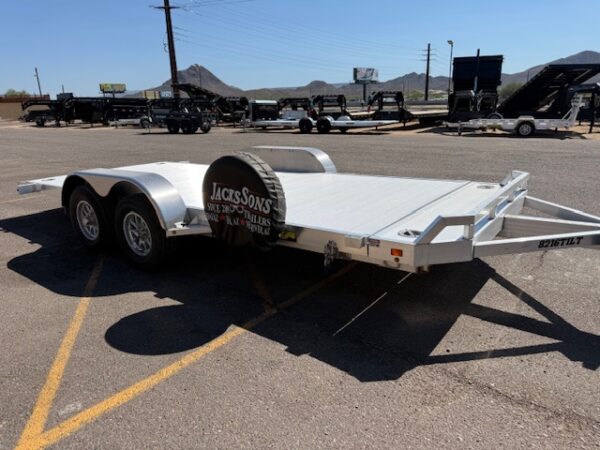 18x82 All Aluminum, 7K GVWR, Tandem Axle, Tilt - 8218TILT-TA-EL-RTD