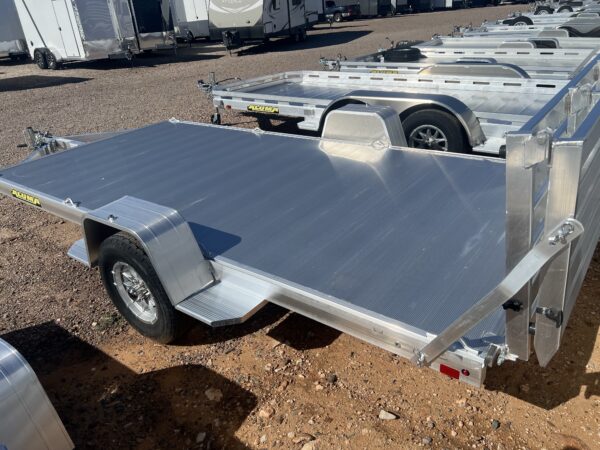 14x81 All Aluminum, 3K GVWR, Single Axle, W/ Bi-Fold Tailgate (8114S-BT-SS)