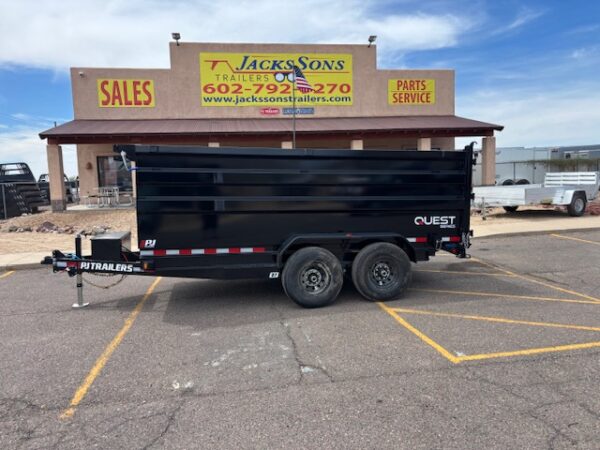 14x83 Tandem Axle, 14K GVWR, Channel Dump, 48" Sides