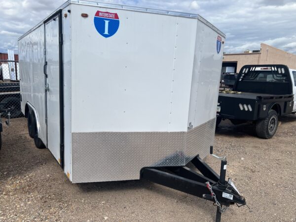 16x8.5 Tandem Axle, 7K GVWR, Ramp Door
