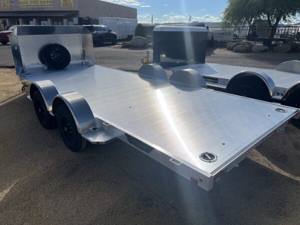 16x82 All Aluminum, 7K GVWR, Tandem Axle, Low Profile Tilt (8216LP-TILT-TA-EL-R-RTD)