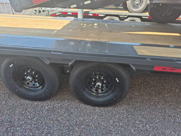 40x102 Gooseneck Flatbed Trailer, 15,680 GVWR, Mega Ramps, 14 Ply Tires