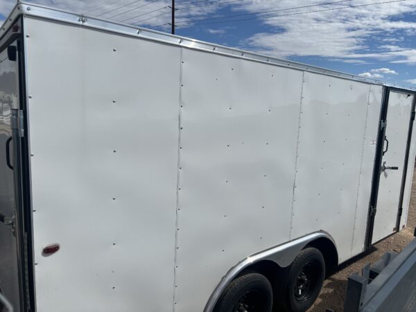 16x8.5 Tandem Axle, 7K GVWR, Ramp Door