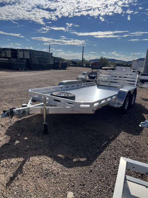 14x78 All Aluminum, 7K GVWR, Tandem Axle, w/ Bi-Fold Tailgate (7814TA-EL-BT-RTD)