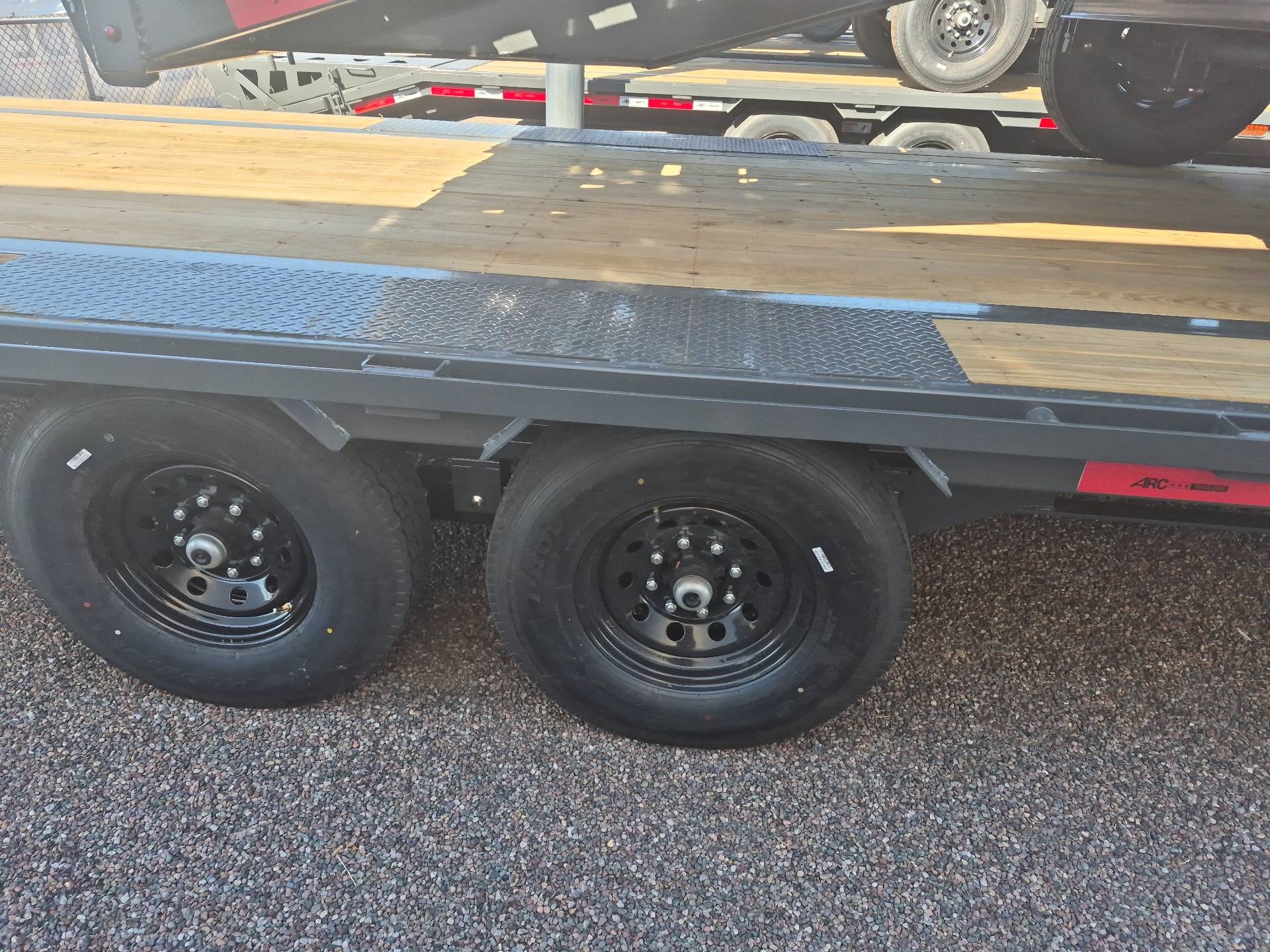 40x102 Gooseneck Flatbed Trailer, 15,680 GVWR, Mega Ramps, 14 Ply Tires - Image 3