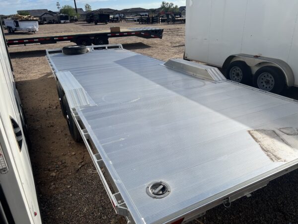 24x102 All Aluminum Wide Body, Tandem Axle, 10K GVWR, Drive-Over-Fenders (WB24H-TA-EL-DOF-R-RR-RTD)