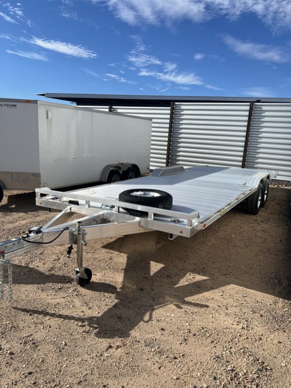 24x102 All Aluminum Wide Body, Tandem Axle, 10K GVWR, Drive-Over-Fenders (WB24H-TA-EL-DOF-R-RR-RTD)
