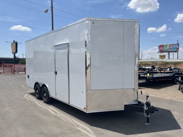 18x8.5 Jasper SE Car Hauler, 10K GVWR, 6" Extra Height, Ramp Door