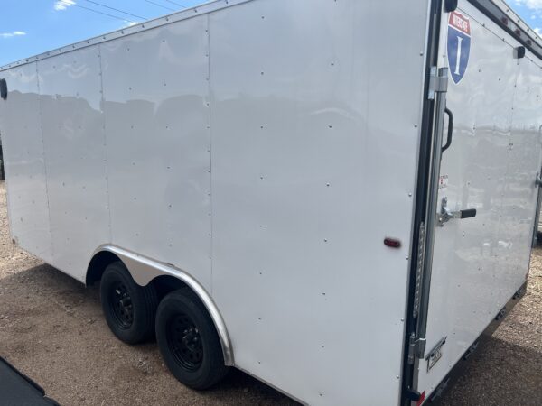 16x8.5 Tandem Axle, 7K GVWR, Ramp Door