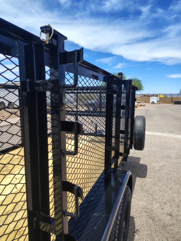16x83 Tandem Axle, Landscape, 7K GVWR, 4' Expanded Metal Sides