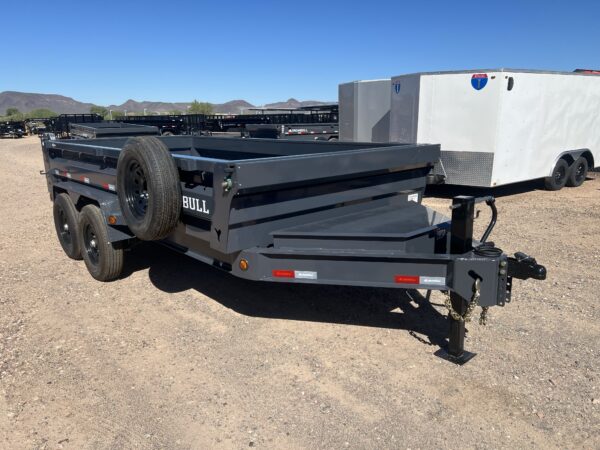 14x83 IronBull Tandem Axle Dump, 15K GVWR, 24" Sides