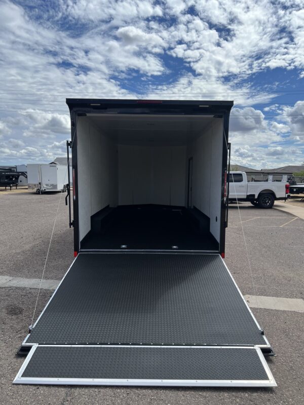 20x8.5 Jasper SE Car Hauler, 10K GVWR, White Vinyl Walls/Ceiling, Rubber Flooring, Ramp Door