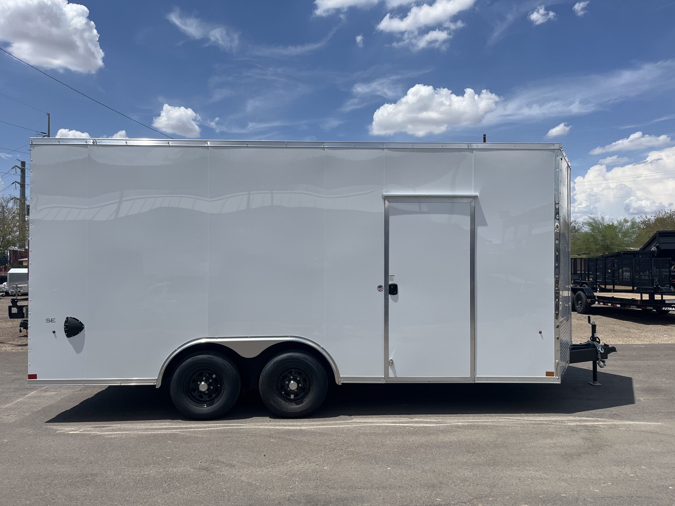 18x8.5 Jasper SE Car Hauler, 10K GVWR, 6" Extra Height, Ramp Door - Image 2