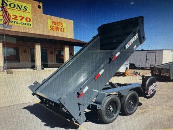 10x60 Norstar Tandem Axle Dump, 7K GVWR, 20" Sides