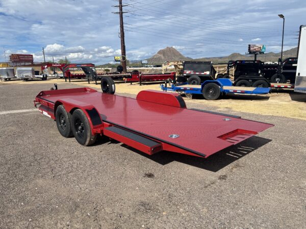 20x83 IronBull Tandem Axle Car Hauler Tilt, 10K GVWR, Steel Deck