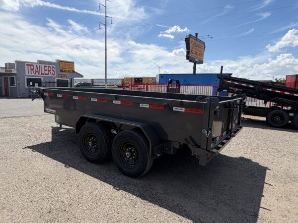 14x83 Scissor-Lift Dump, 14K GVWR, 24" Sides