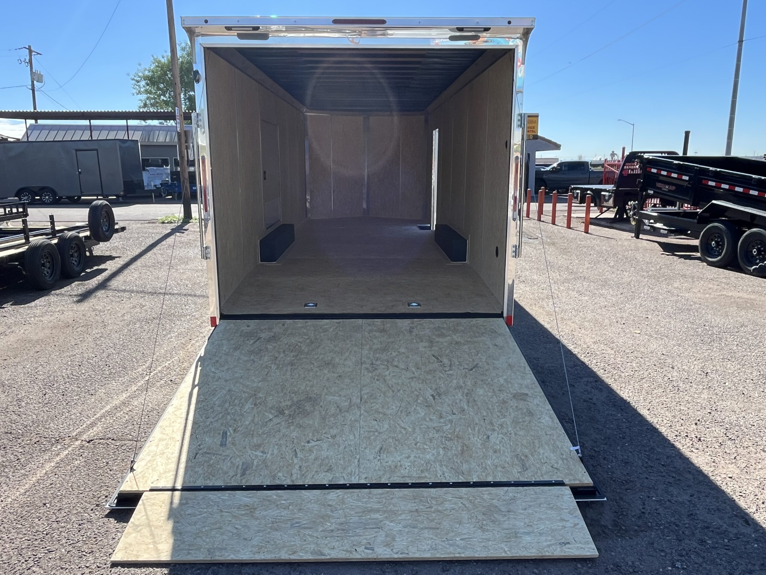 24x8.5 Jasper SE Car Hauler, 10K GVWR, Side Escape Door, Ramp Door - Image 5
