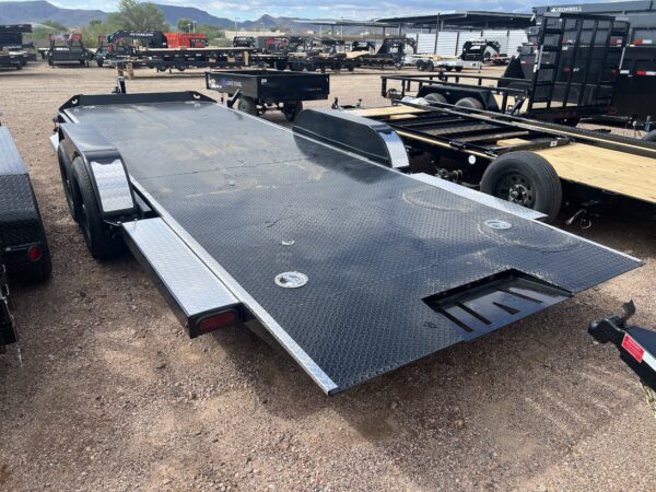 20x83 IronBull Tandem Axle Car Hauler Tilt, 10K GVWR, Steel Deck w/ Aluminum Trim