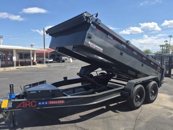 14x83 Scissor-Lift Dump, 14K GVWR, 24" Sides