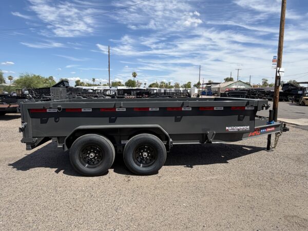 14x83 Scissor-Lift Dump, 14K GVWR, 24" Sides