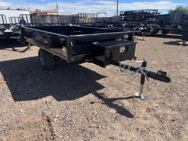 08x53 Single Axle Dump, 3K GVWR, w/ Ramps