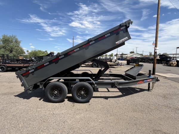 14x83 Scissor-Lift Dump, 14K GVWR, 24" Sides